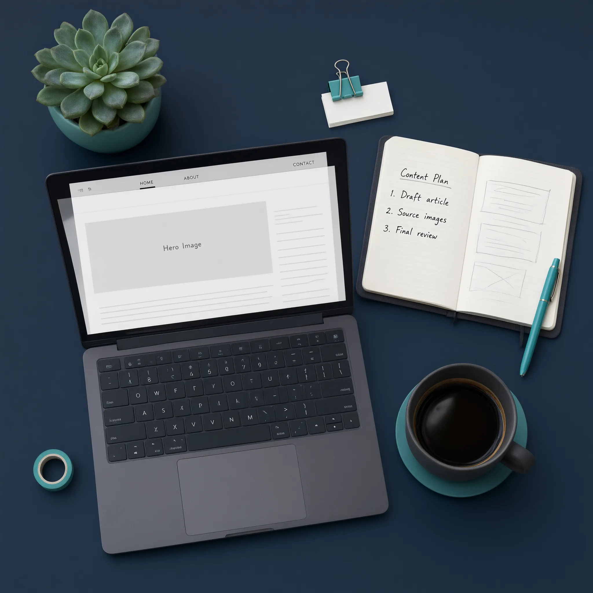 Monitor mit WordPress-Layouts und Design-Elementen